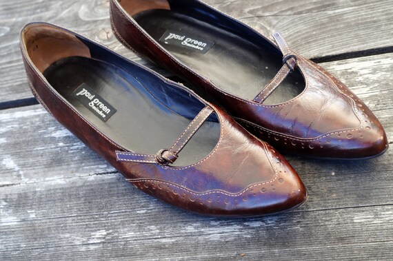 Paul Green schoenen EU 38 / US 7.5 / UK 5 Womens Lederen - Etsy Nederland