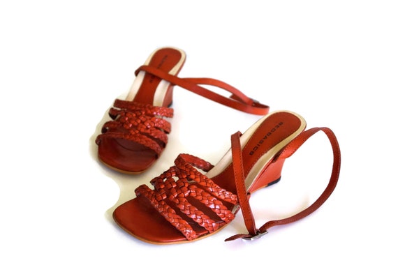 woven leather shoes womens