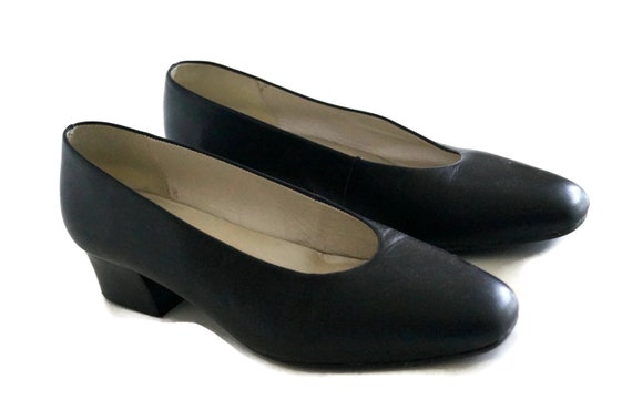 Ecco Shoes Womens Leather Shoes Black Color Classic Shoes Eur Etsy