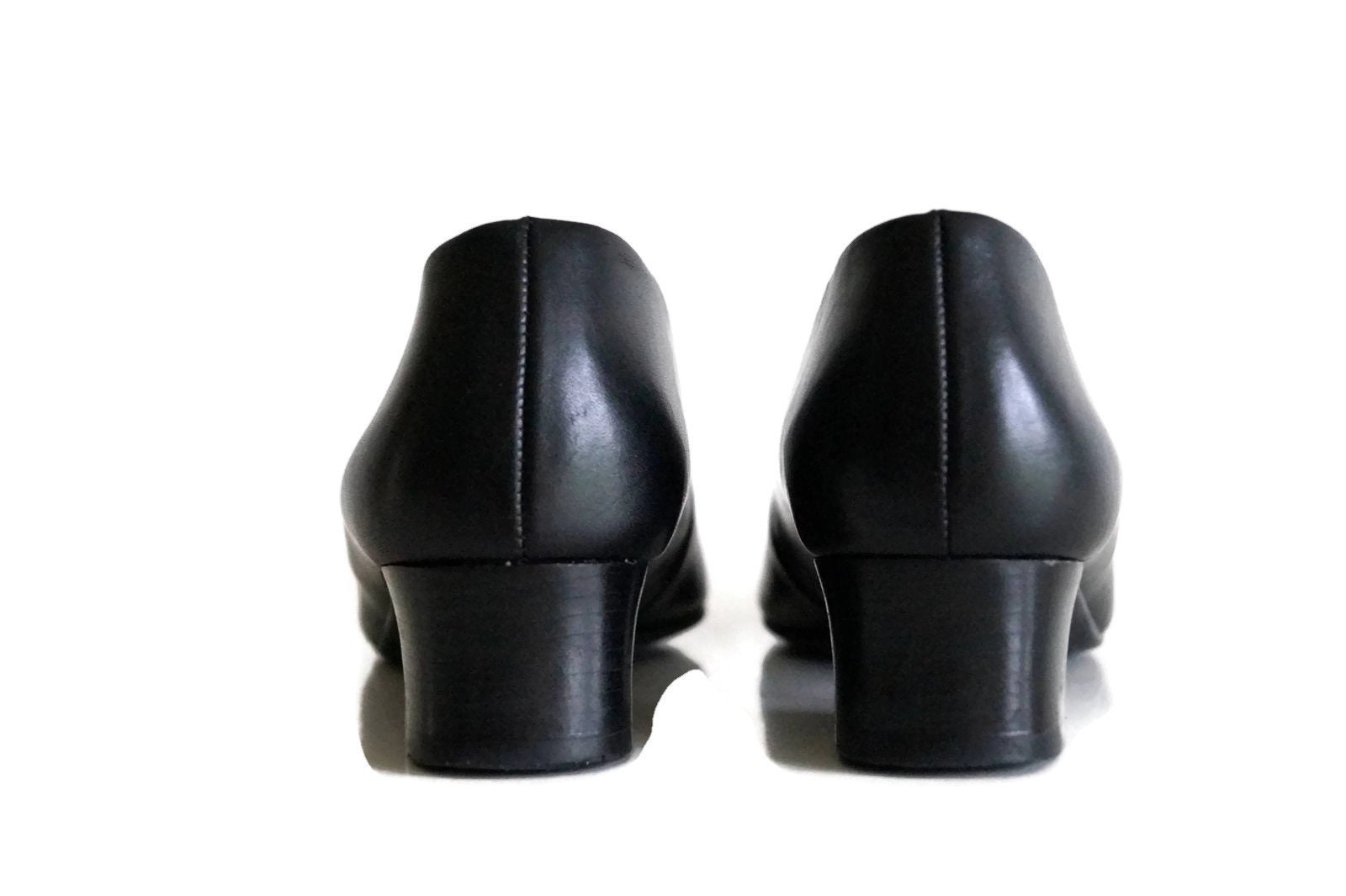 ECCO shoes Womens leather shoes black color classic shoes Eur | Etsy