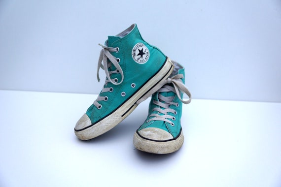 converse green white