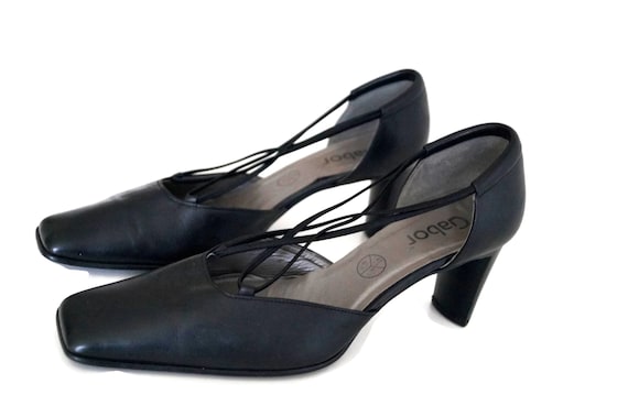 gabor black pumps