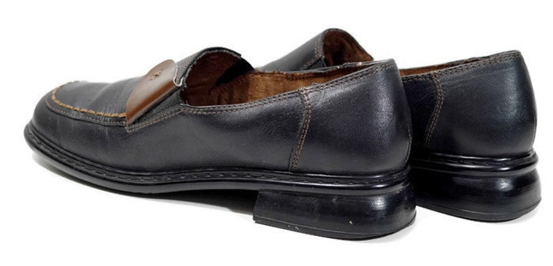 DR JURGENS Antistress shoes Eu 39 Uk 6 US 8,5 BlackBrown real leather womens shoes Classic casual shoes Comfort shoes Slip on shoes
