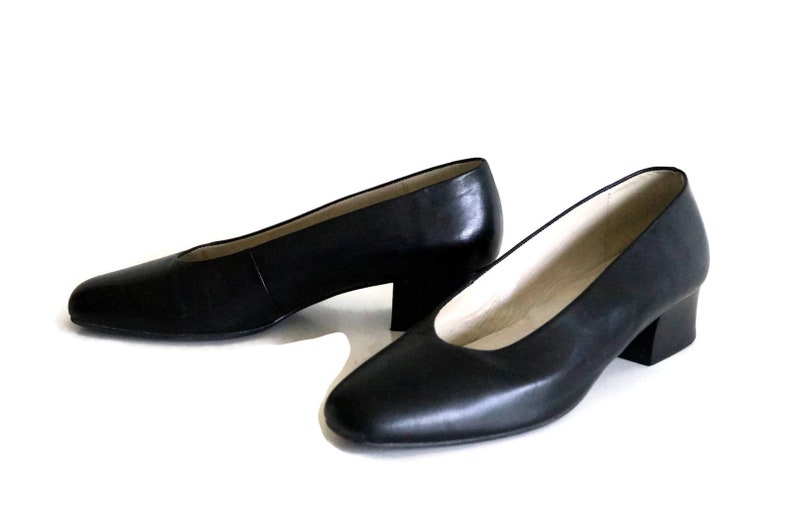 ECCO shoes Womens leather shoes black color classic shoes Eur | Etsy