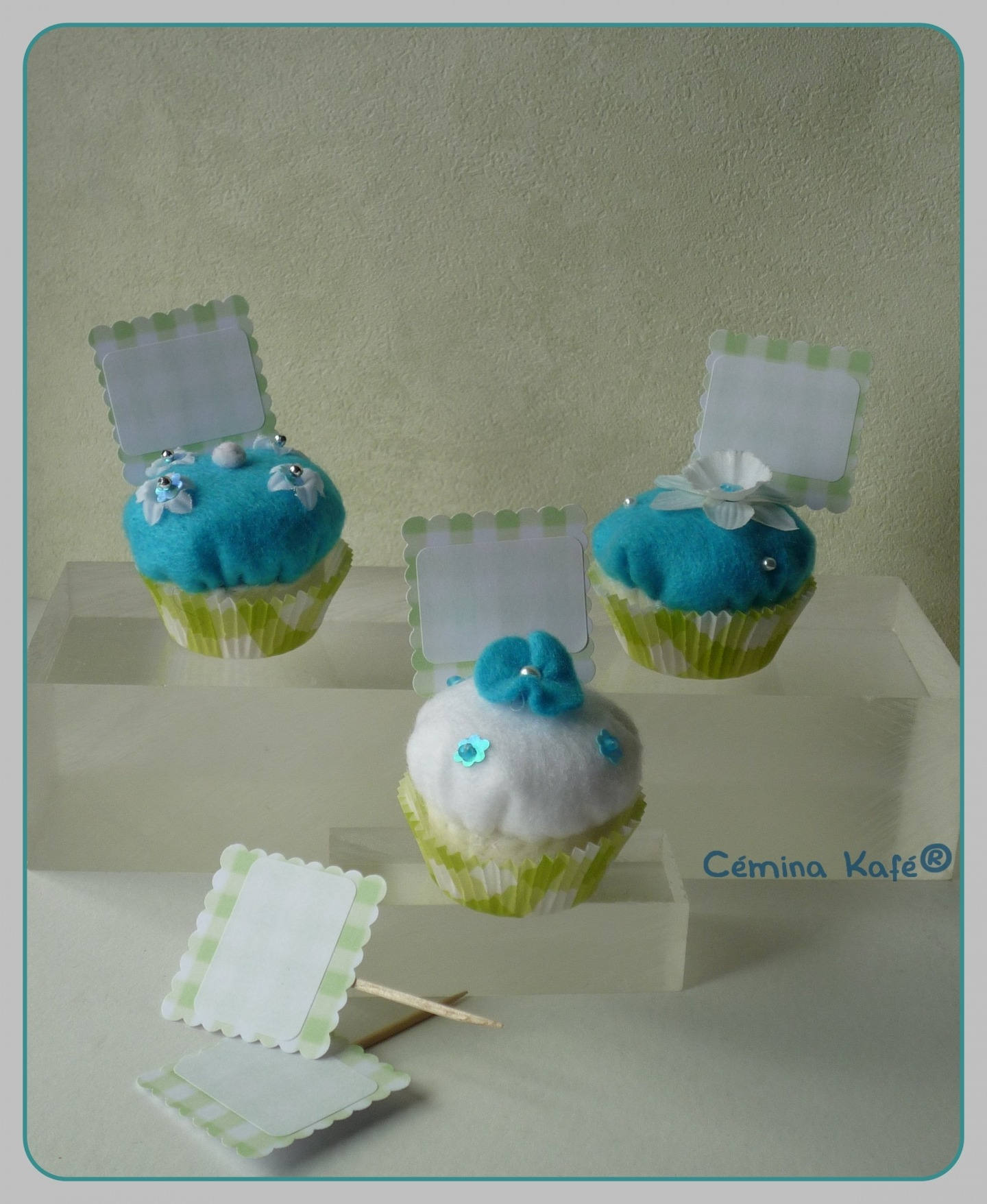 Porte Nom en Feutrine Gourmande