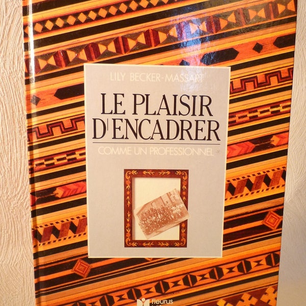 Livre d'occasion pour apprendre le plaisir d'encadrer comme un professionnel de Lily Becker Massart