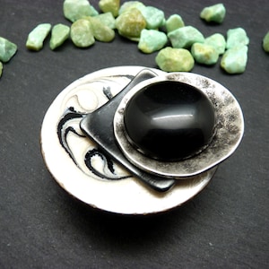 Belle Broche-Pendentif Fantaisie Avec Pierres - En Très Bon État (Occasion)