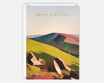 Biglietto di auguri di compleanno Wild Hills di James Ellis