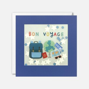 Zaino Bon Voyage Card con coriandoli di carta - Paper Shakies di James Ellis