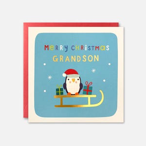 Biglietto di Natale per nipote pinguino di James Ellis