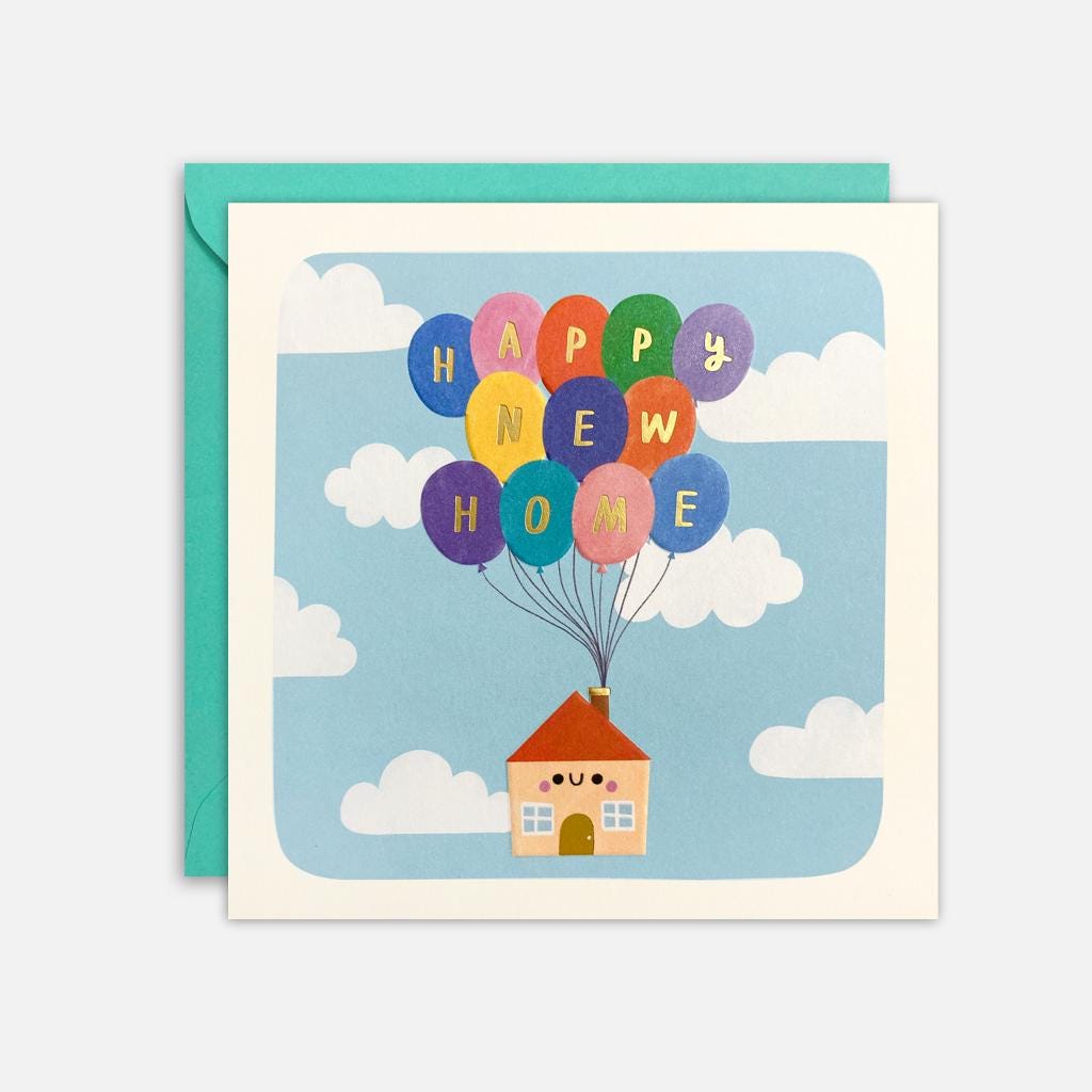 James Ellis New Home Card – Grußkarte Zum Einzug, Mit Kraftpapier-Umschlag