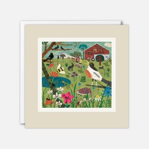 O cartão de arte do jardim por Martin Haake
