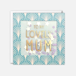 Carte Belle maman avec confettis en papier - Shakies déco par James Ellis
