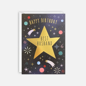 Husband Star Geburtstagskarte von James Ellis