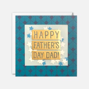 Biglietto di auguri per la festa del papà con coriandoli di carta - Deco Shakies di James Ellis