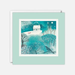 Cartolina artistica "Neve Cottage" di Tor Allen
