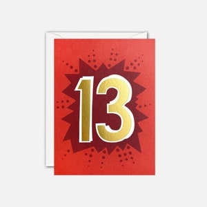 Mini carte 13 ans par James Ellis