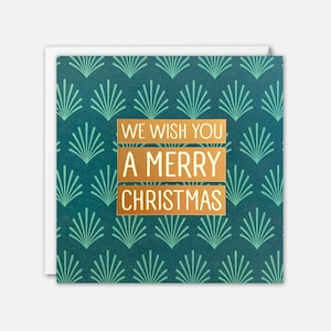 Carte déco Nous vous souhaitons un joyeux Noël par James Ellis