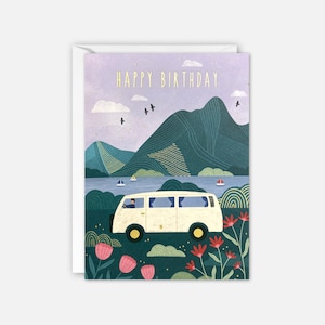Campervan Geburtstagskarte von James Ellis