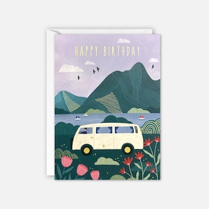 Campervan Birthday Card by James Ellis image 1