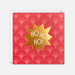 Biglietto di Natale Ho Ho Ho Deco di James Ellis