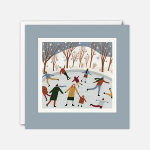 Carte artistique La patinoire par Yelena Bryksenkova