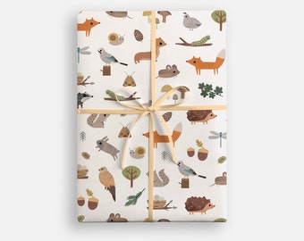 Woodland Wrapping Paper by James Ellis