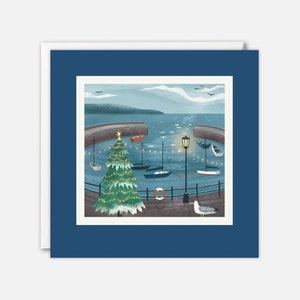 Carte artistique de Noël Harbourside par Holly Astle