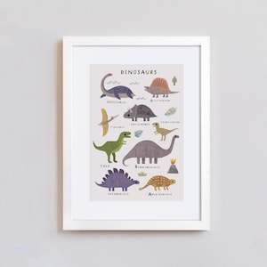 Stampa di dinosauri di Linda Tordoff
