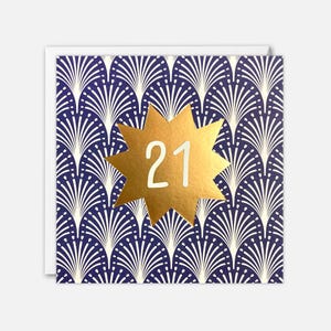 Carte déco 21 ans par James Ellis
