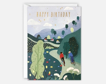 Carte d'anniversaire à vélo par James Ellis