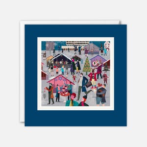 Biglietto d'auguri del mercatino di Natale di Martin Haake