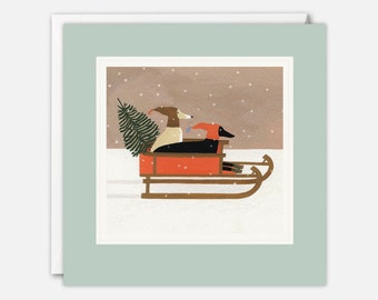 The Sled Art Card by Yelena Bryksenkova