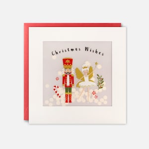 Der Nussknacker Weihnachtskarte mit Papier Konfetti - Paper Shakies von James Ellis