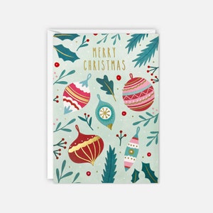Carte de Noël Boules par James Ellis