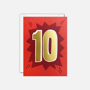 Mini carte pour 10 ans par James Ellis