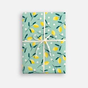 Lemons Wrapping Paper by James Ellis