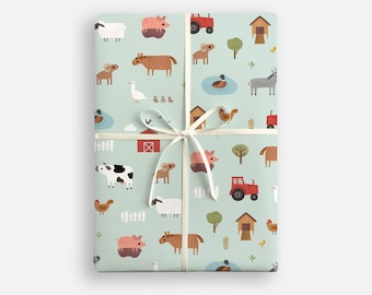 Farm Wrapping Paper by James Ellis