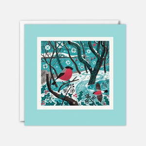 Stack Point Bullfinches Art Card di Matt Johnson