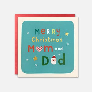 Biglietto di auguri di Natale per mamma e papà di James Ellis