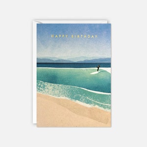 Riding the Wave Geburtstagskarte von James Ellis