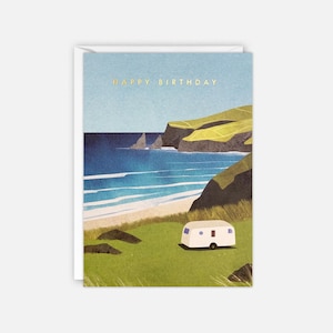 Carte d'anniversaire caravane par James Ellis