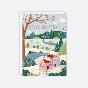 Carte de Noël Maisons par James Ellis
