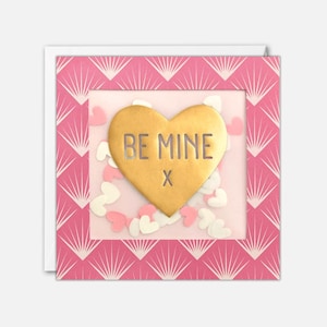 Be Mine-kaart met papieren confetti - Deco Shakies van James Ellis