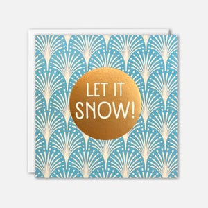 Biglietto di Natale decorativo Let it Snow di James Ellis