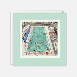 Village Lido-kunstkaart van Sara Boccaccini Meadows