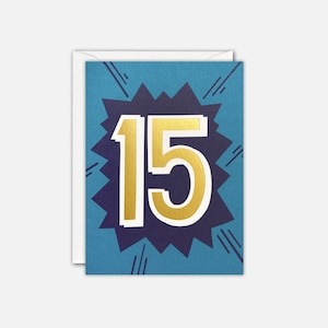 Mini carte pour 15 ans par James Ellis