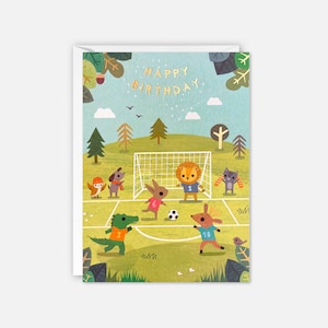 Carte d'anniversaire de football par James Ellis