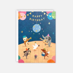 Carte d'anniversaire disco par James Ellis