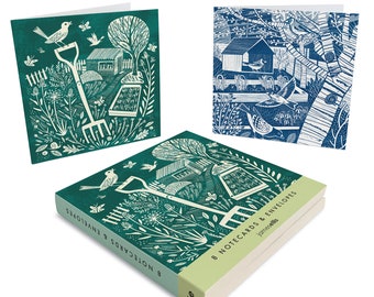 Garden Scenes Wallet of Eight Notecards by James Ellis